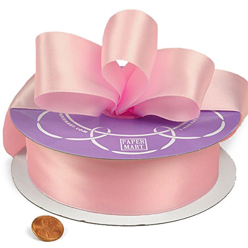 Double Face Satin Ribbon 1 1 2 x 50 Yards - Baby Pink