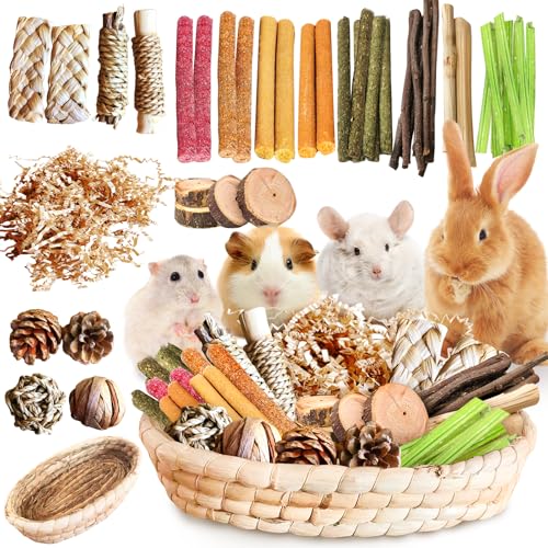 Tyotrbs 39PCS Bunny Chew Toys