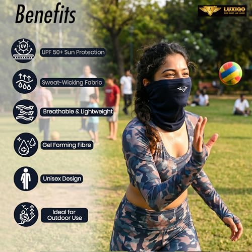 Image of Osmo Fibre Bandana for Men & Women-Made with Advanced Osmo Fibre,Ultra-Soft,Breathable, Odour-Resistant & UPF50+ UV Protection Multi-Use Neck Scarf,Headband,Face Mask,Beanie