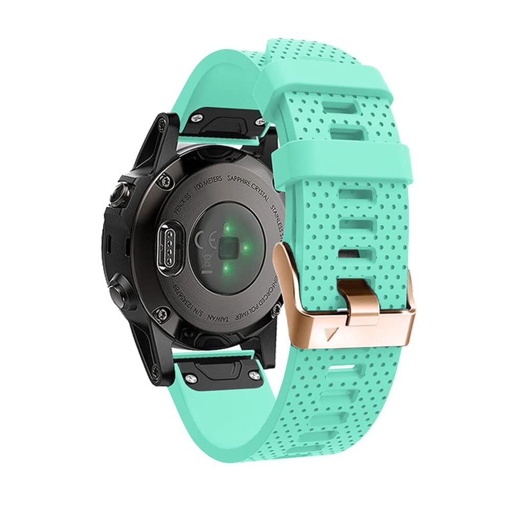 Bracelet en silicone pour montre Garmin Fenix 6S 5S 20 mm - 8