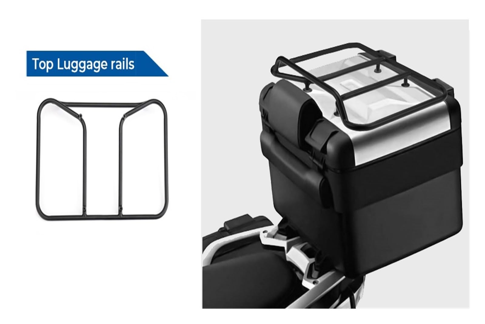 Motorrad Gepäckträger Für BMW R1200/1250 GS | Für Vario Cases | Top Case Rack Mit Gepäckschienen