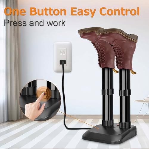 TRUSTECH Electric Boot Dryer - Shoe Dryer with Switch Control, Fast Drying and Overheat Protection, Constant Temperature & Super Quiet, Suitable for Snow Boots, Socks and Shoes - Thumbnail 7