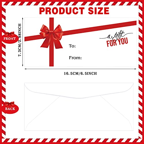 150 Pieces Currency Envelopes Money Envelopes For Cash Gifts 2.88 X 6.5 Inch Gold Red Bow Envelopes Ideal For Holidays Birthdays Graduations Bonuses Gifts Nice Envelopes For Tips Coins #TOP1