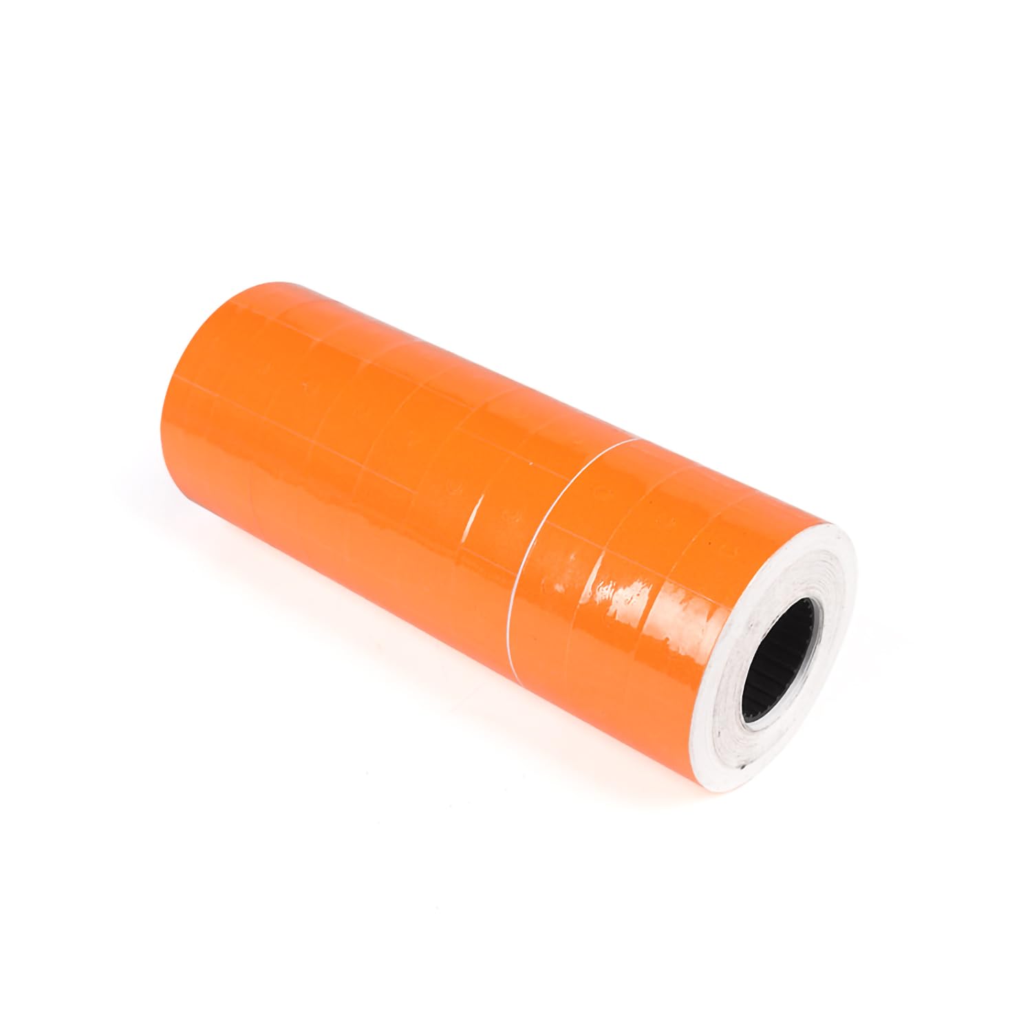 ICSTM Pricemarker Labels,10 Rolls 5000 pcs White Price Gun Stickers for MX-6600 Pricing Gun (Orange MX-6600)