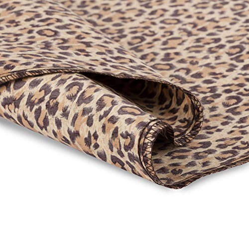 Image of BLISSFORD Luxury Satin Pillowcase for Hair - King Satin Pillowcase with Zipper, Leopard Print Cheetah (1 per Pack)