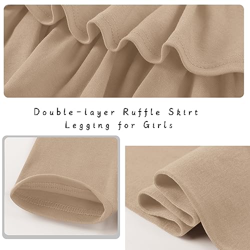 Witwot Girls Leggings with Skirt School Uniform Pants for Kids Clothes3