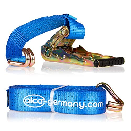 alca Heavy-Duty Lashing Straps Transport Belts - 5T Capacity, 10m Length – Secure Cargo Straps with Ratchet for Safe Transport A406500