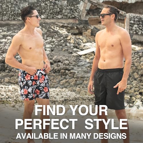 Image of Kanu Surf Men's Big Viper Extended Size Stripe Swim Trunk