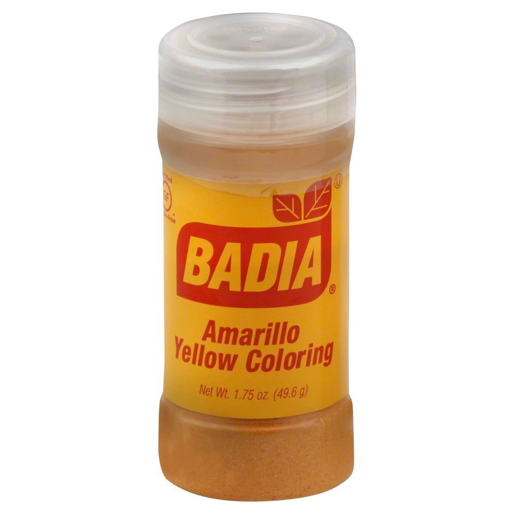 Badia Yellow Color Amarillo, 1.75-Ounce Bottles (Pack of 12)