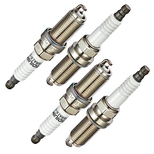 Image of BDFHYK Set of 4 Iridium Spark Plug Compatible with Hyundai Santa Fe Tucson, Compatible with Kia Forte Koup Sorento Forte Optima, Altima Sentra,tC 1.8L 2.0L 2.4L 2.5L Engine Replacement for XP5325 4469