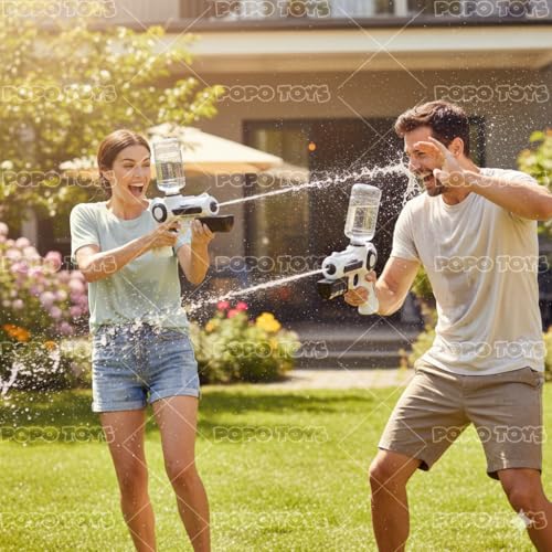 Image of Holi Pressure Pull-n-Pump Flash Combat Water Gun | 350ML | Multicolor | PoPo Toys