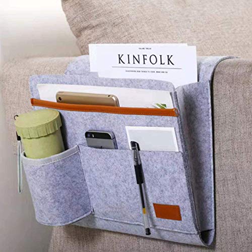 Tasca portaoggetti da letto, porta telecomando da