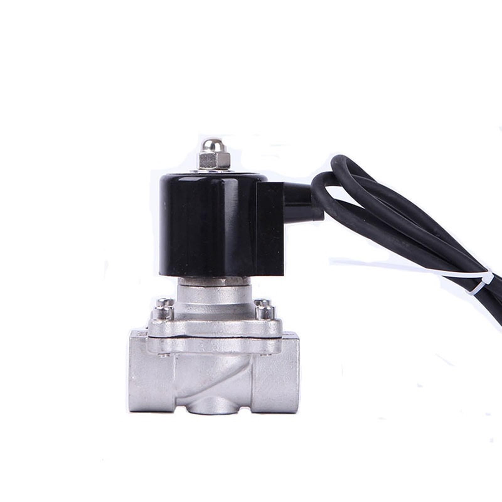 1inch 24v Solenoid Valve Water Stainless Steel Coil for Underwater Fountain 1Pcs(Bsp-110vac,2A-25B NBR)