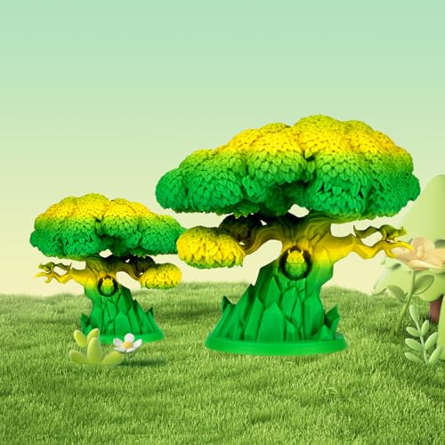 Image of ERYONE Matte Gradient Rainbow 3D Printer PLA Filament 1.75 + /- 0.03mm, Matte Multicolor Filament PLA 1KG(2.2LBS) Spool, Shire (Yellow Green)