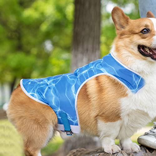 Colete de refrigeração para animais de estimação,Colete de resfriamento evaporativo para cães - Jaqu