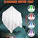Halloween Deko Hängender Geist, 3 Stück 67CM LED Blinkender weißer Geist Hängedekoration, Gruseliger Fliegender Leuchtenden Geist, für Innen Außen Bäume Terrasse Garten Halloween Party Dekoration