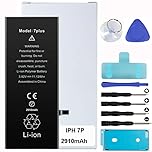 Battery Kit for iPhones Includes Waterproof Sticker, Battery Stickers, MAGNETIC Tools【12 Month Warranty】 (iPhone 7 Plus)