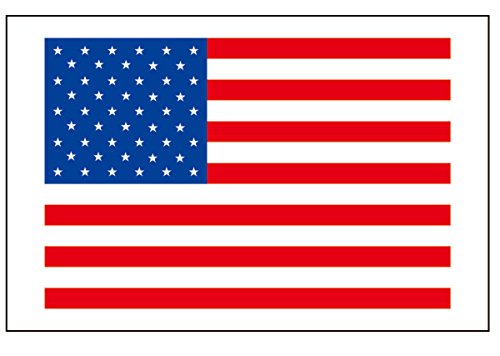 PremiumTT Large American Flag Tattoos, 8 Pieces, Waterproof, Colorful, Easy to Apply, Long Lasting,...