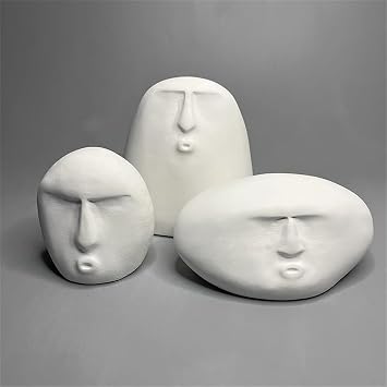 Abstract Art Statue Sculpture Gypsum Figure, Modern Home Decoration and Collection Sketch Practice DIY Art