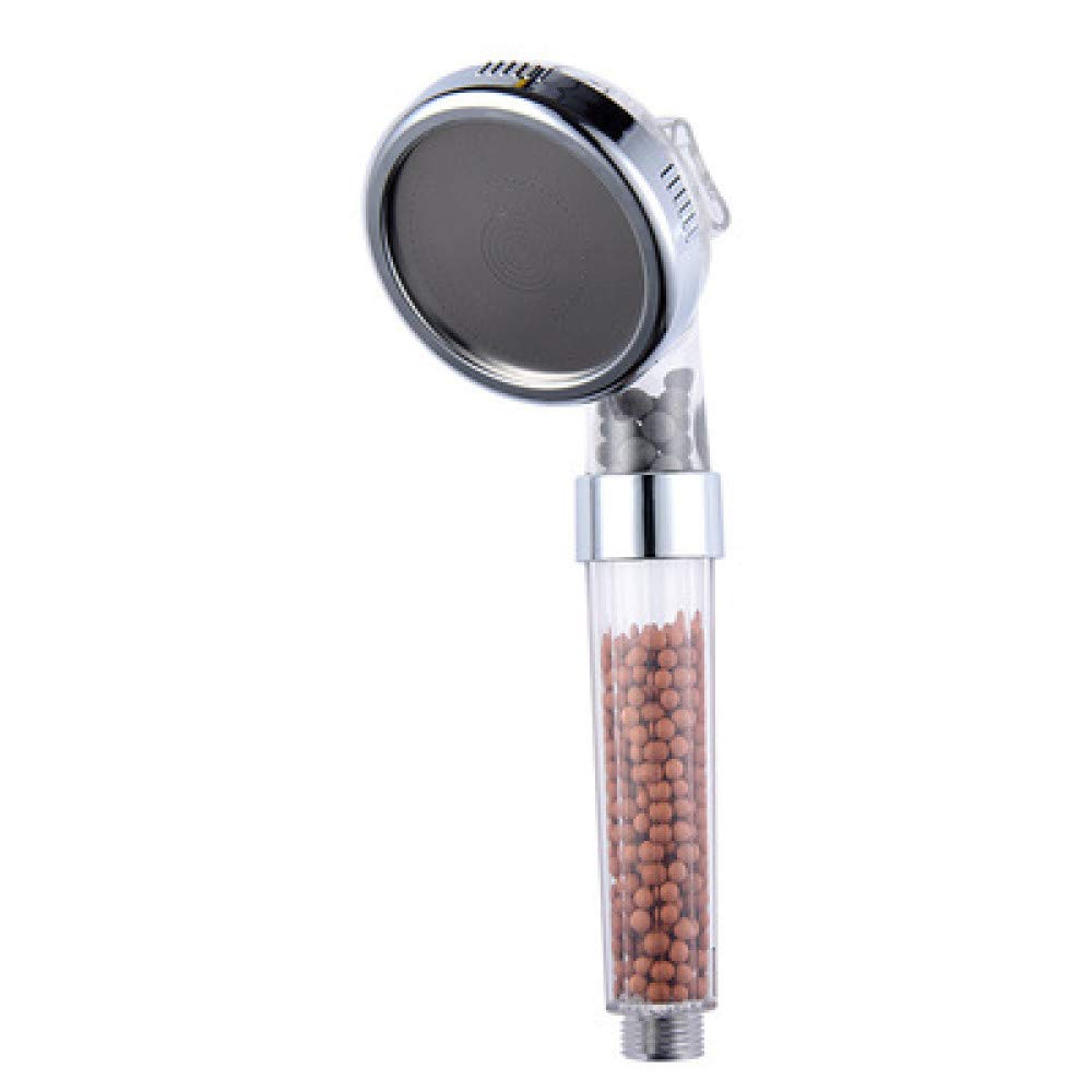 Pomme de douche réglable blanche avec buse douche SPA haute performance