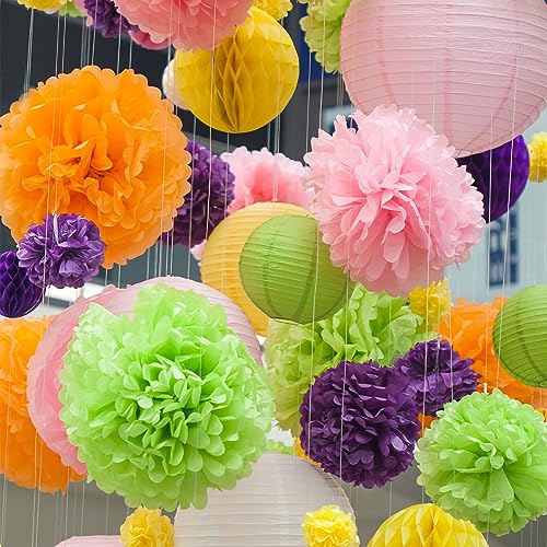 Morcheiong 120 Blatt Seidenpapier, 30 Farben Regenbogen-Seidenpapier, große Geschenkverpackung für DIY, Kunst, Handwerk, Blumen, Geburtstag, Party, Festival (50 x 37 cm)