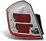 AKKON - For Nissan Sentra 2.0L Base | S | SL | SR Model Chrome Tail Light Brake Lamp Driver Left Replacement