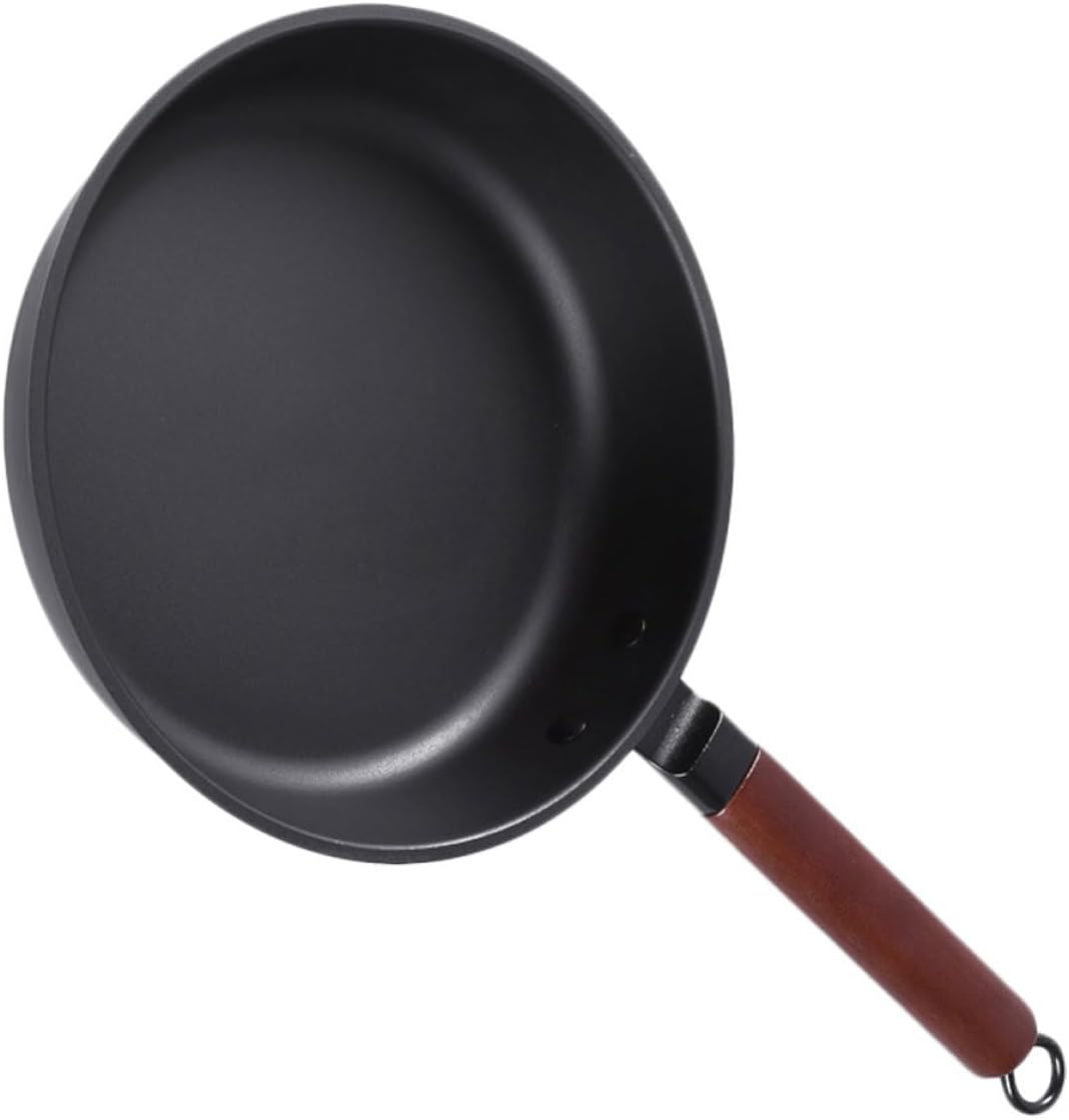 Non-stick Omelette Pan Practical Pancake Cooking Frying Pan Uncoated Steak Skillet for Gas Stove and Induction Cooker Easy to Clean