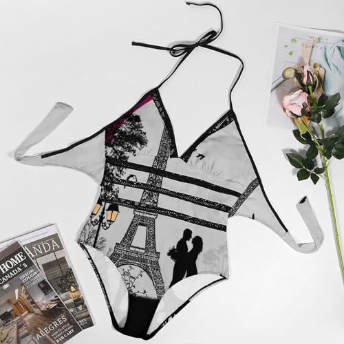Maillot de bain une pièce dos nu séchage rapide pour piscine - 3