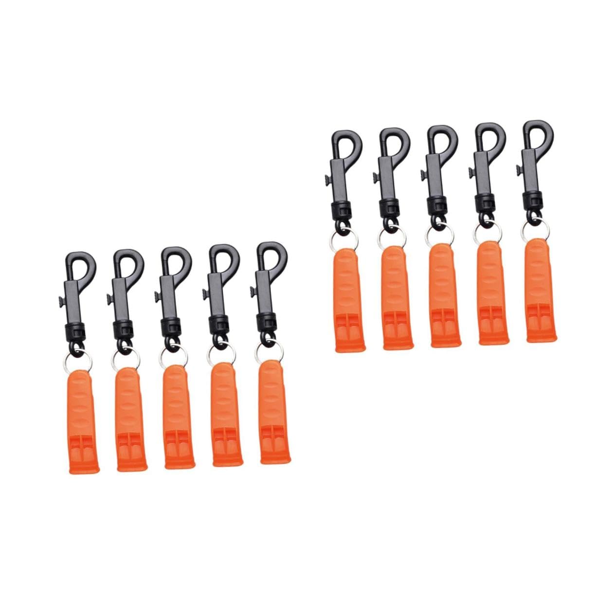 POPETPOP Fischietto D'emergenza Palestra Whistle Sopravvivenza Escursionistica Fischio Fischietto di Plastica da Campeggio Fischietto di Sopravvivenza in Plastica Orange