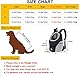 Hunderucksack Katzenrucksack, Atmungsaktive Verstellbar Katzen Transport Rucksack, Transporttasche Haustier Hund Tragetasche Katzentasche mit Fenster für Klein Hunde Katze Welpen (M, Schwarz)