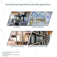 Lumonic 100m Netzwerkkabel CAT 6 F/UTP I Cat6-kabel, Gigabit Lan Kabel, Ethernet Kabel I Flexibles Patchkabel geschirmt, für den Innenbereich bis 250 MHz – Ansicht 4