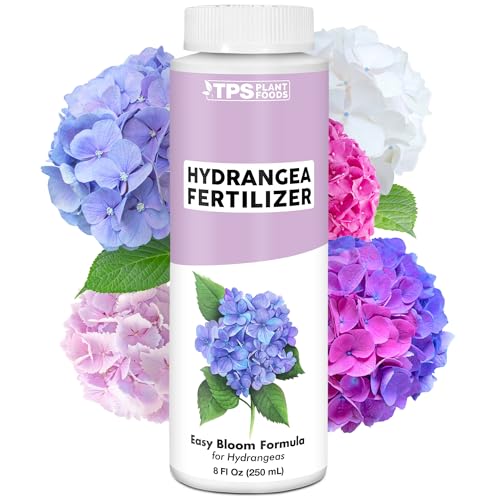 TPS NUTRIENTS Hydrangea Fertilizer for Acid Loving Plants, Liquid Plant Food 8 oz (250mL)