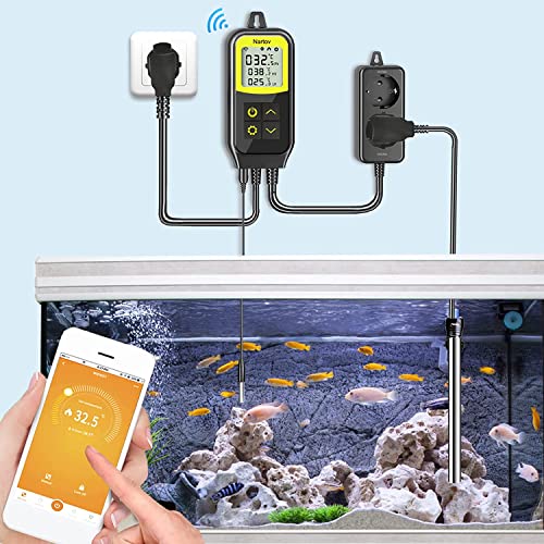 Nartov Prise Thermostat WiFi, Thermostat Terrarium Chauffage Refroidissement, Compatible avec Alexa et Google Home, Regulateur de Temperature pour Aquarium, Fermenter Bière, Serres, Brassage… - Image 7