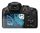Bruni Schutzfolie kompatibel mit Panasonic Lumix DMC-FZ72 Folie, glasklare Displayschutzfolie (2X)