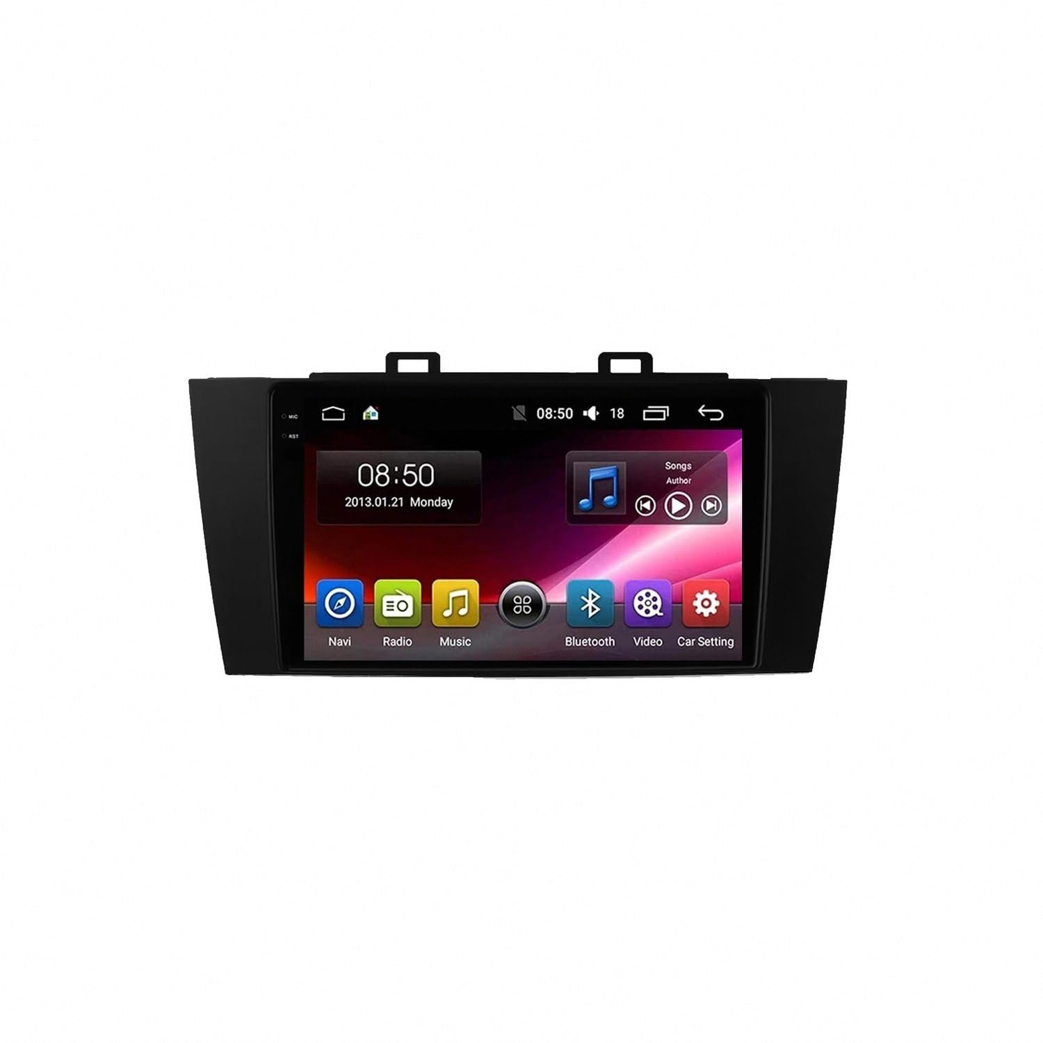 Radio Macchina Touch Screen per Subaru Legacy Outback 2015-2018 Wireless Carplay Android Auto Stereo Auto Bluetooth Ips con Pantalla Táctil con Gps, 4 Nucleo 1G+32G
