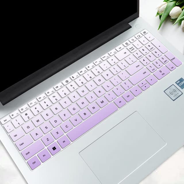 Electronics - Silicone Laptop Keyboard Cover for Huaweis MateBook D 16 (2022) Huaweis MateBook D16 2022 16 inch (fadepurple)