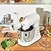 Beautiful 6 Qt Tilt-Head Stand Mixer with Dough Hook, Flat Beater, Balloon Whisk, Pastry Beater & Slicer/Shredder Set, White Icing by Drew Barrymore