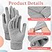 Apausvcm 4 Pairs Womens Winter Gloves Warm Soft Touchscreen Winter Gloves for Women Fashions Knit Mittens Warm Winters Glove for Cold Weather-Black/Pink/Gray/Beige