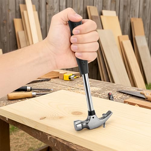 Image of 8 Pack 8 Oz Small Claw Hammer Set, Mini Hammer with Non-Slip Rubber Handle and Forged Hardened Steel Head, Small Hammer for Women, Picture Hanging, DIY