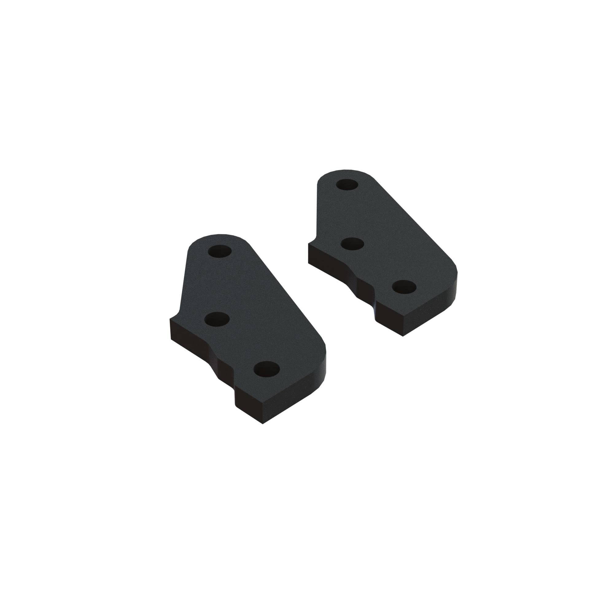 ARRMA ARA340188 Aluminium Steering Plate Black (2), Multi, Multi-coloured