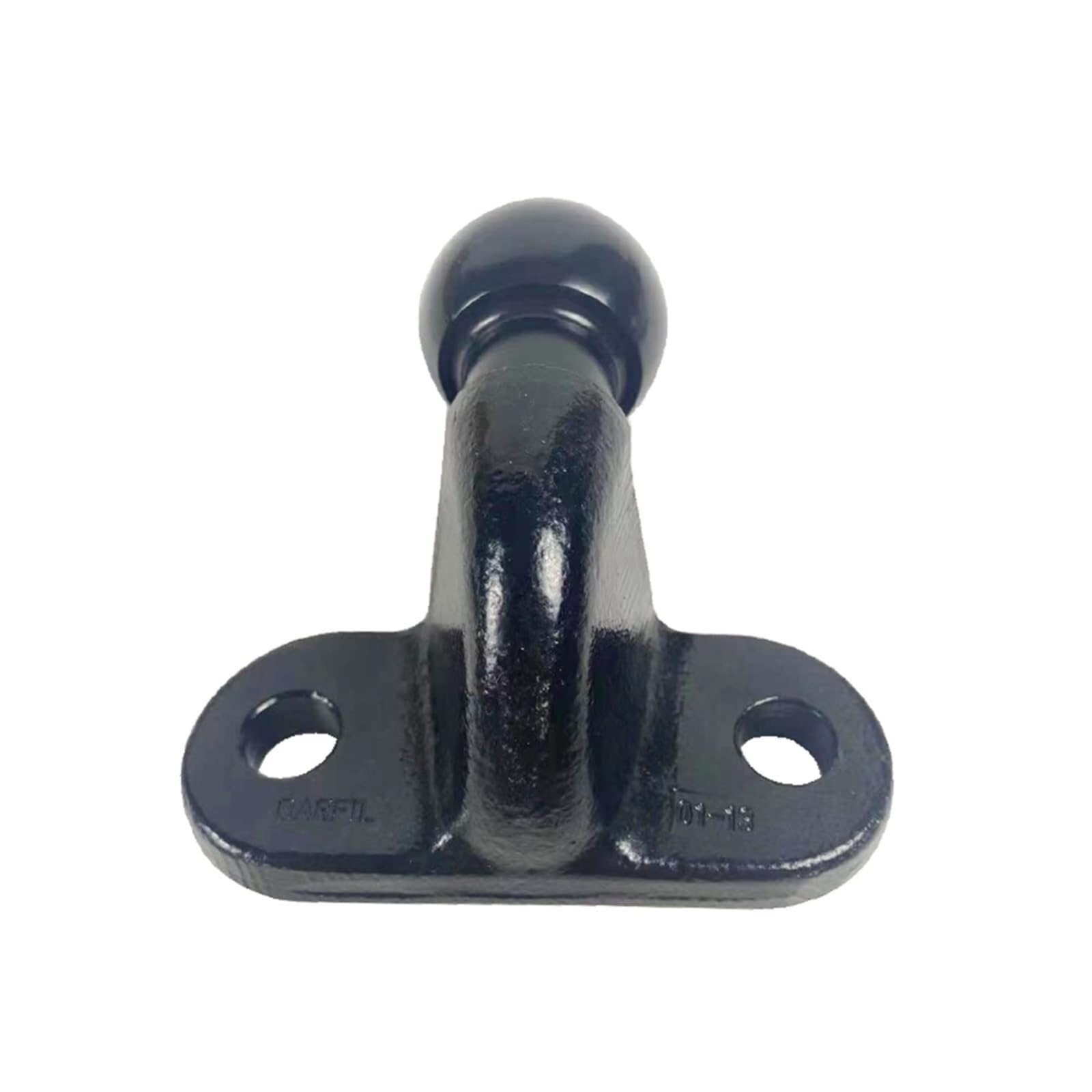 Zaczep przyczepy, Zaczep Holowniczy 50 Mm Kuty Kulowy Kula Holownicza Z Gęsią Szyją Części Do Przyczep(Black)