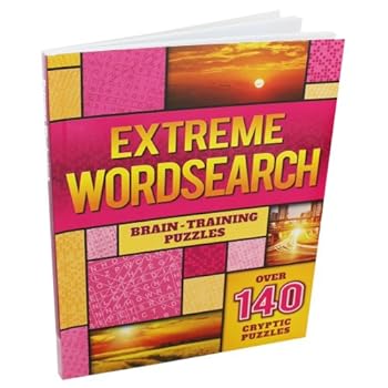 Paperback Extreme Wordsearch - Brain Training Puzzles Book