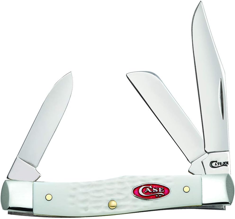 CaseMedium White Stockman with Sheepfoot Blade Pocket Knife
