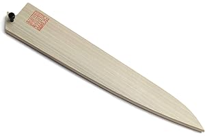Yoshihiro Natural Saya Wood Covers for Sujihiki Slicer (240mm) - Preserves Blade Edge and Sharpness