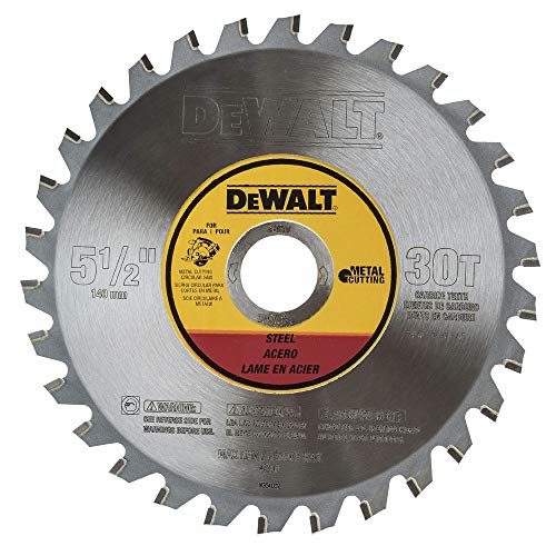 DEWALT Circular Saw Blade, 5 1/2 Inch, 30 Tooth, Metal Cutting (DWA7770) - image 1