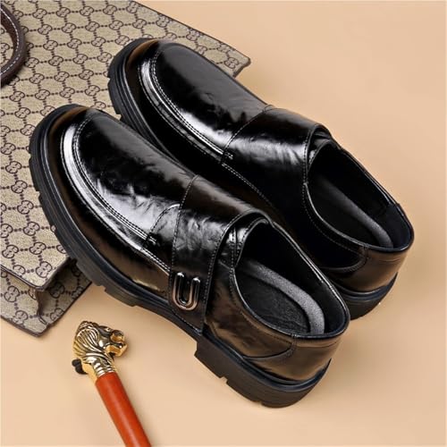 Men's Genuine Leather Derby Dress Shoes Spring Casual Business Formal Oxfords British Style Soft Sole Versatile Shoes2