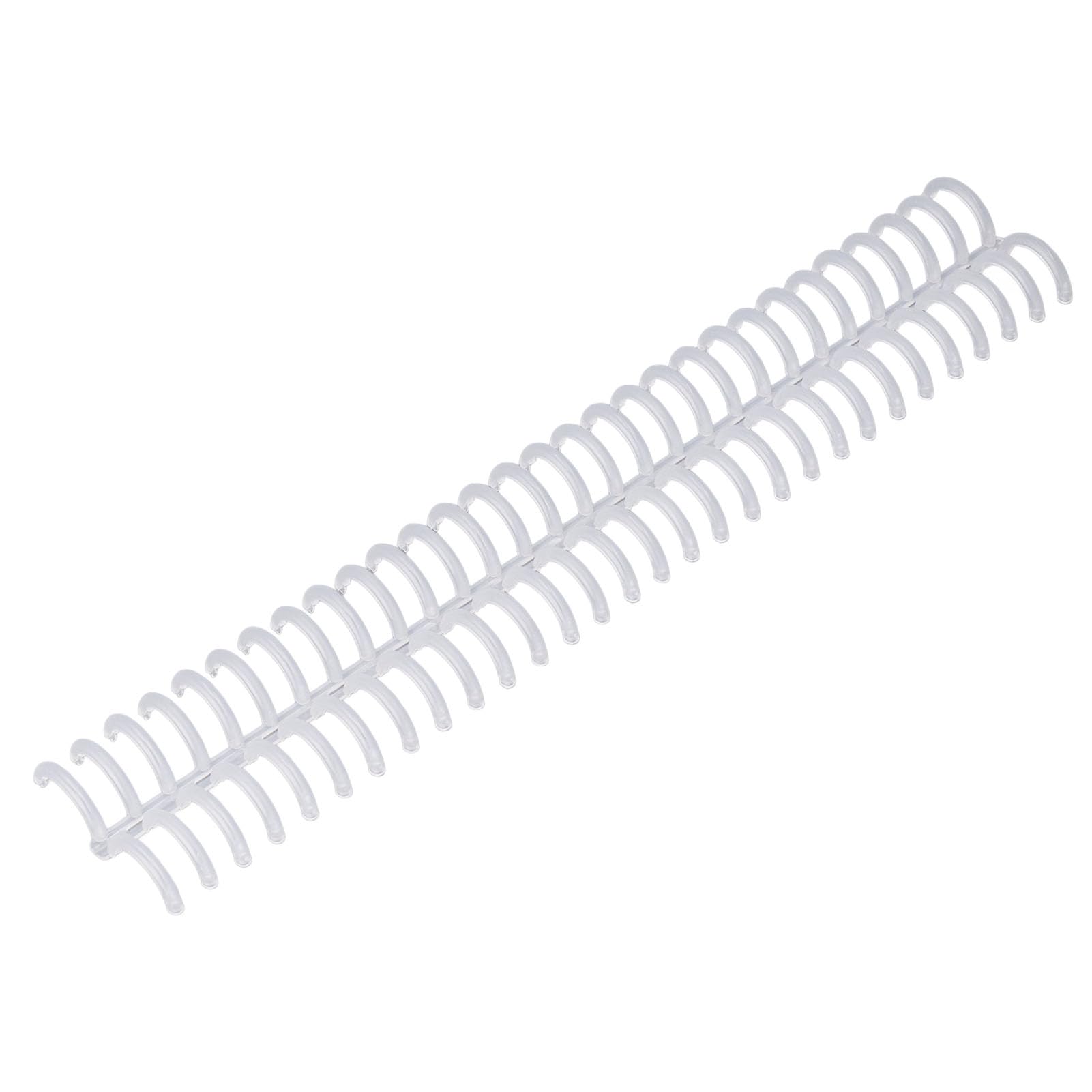 Bindekamm aus Kunststoff, 30 Ringe, Hohe Kapazität, Anpassbare Länge, A4, B5, A5, 150 Blatt, PP, 30er-Pack Spiral-Buchbinder für Notizbücher, Tagebücher, Kalender mit Ruhigen