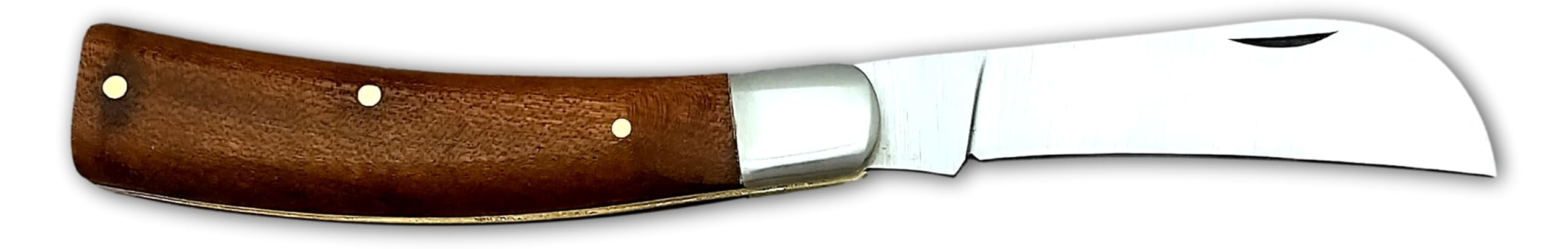 DUE BUOI 260L PLUS Roncola Professionale da Innesto Alberi da Frutto e Giardinaggio per Mancini - Acciaio Carbonio Manico in Legno