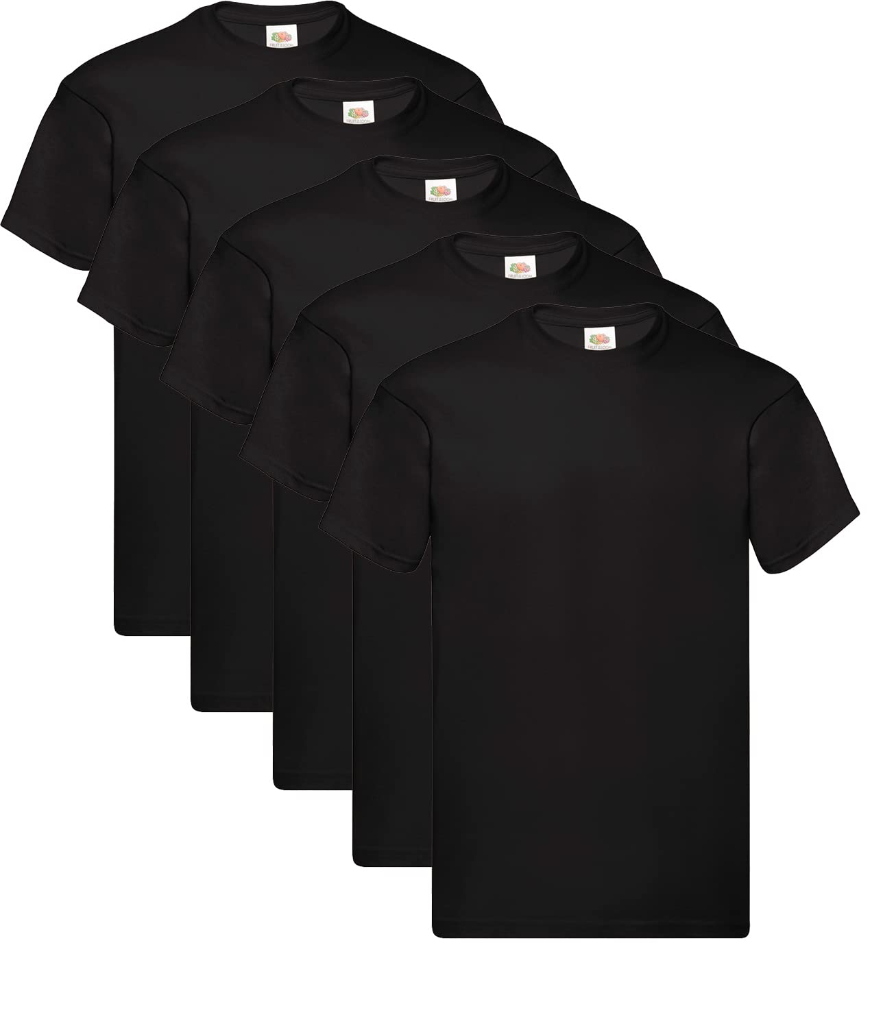 Fruit of the Loom Screen Stars Original Full Cut Tee Black S