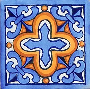 COLOR Y TRADICIÓN 40 Mexican Talavera Tiles Hand Painted 6